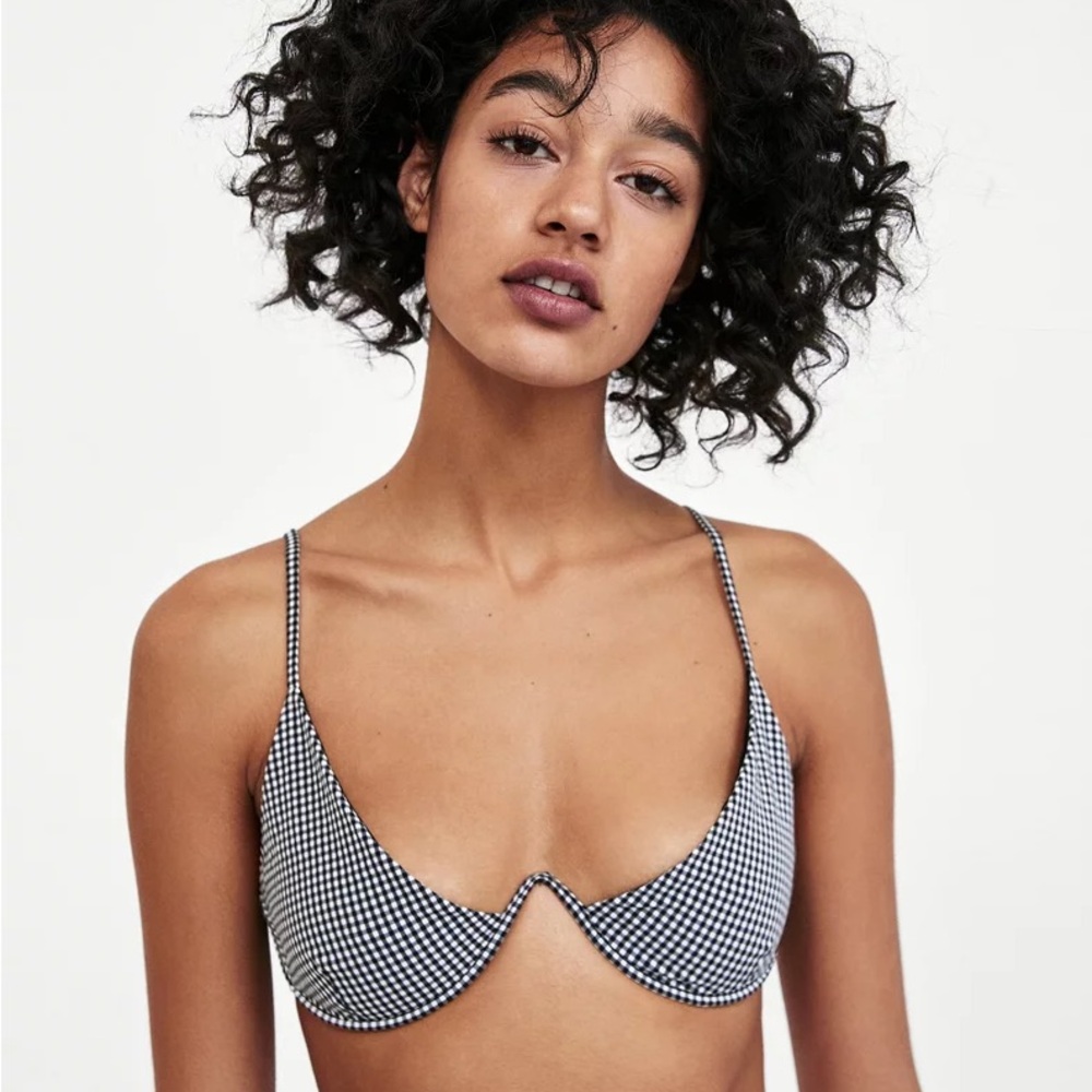 Zara gingham bikini